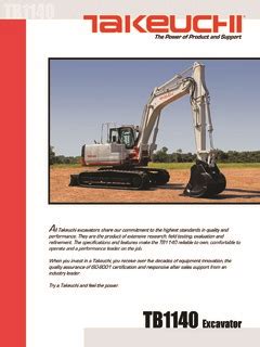 takeuchi tb1140 mini excavator specs|takeuchi tb1140 specs.